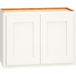 Mantra Cabinets SKU Number W2418 - 24" x 18" Wall Cabinet with Double Doors in Classic Snow