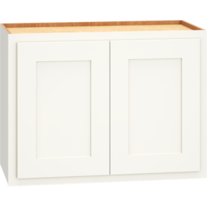 Mantra Cabinets SKU Number W2418 - 24" x 18" Wall Cabinet with Double Doors in Classic Snow