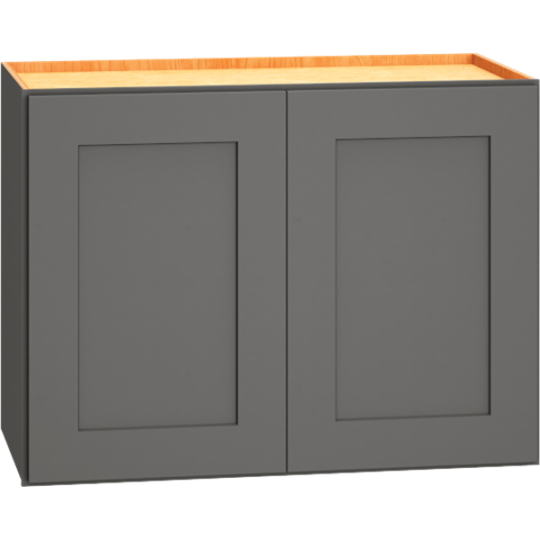 Mantra Cabinets SKU Number W2418 - 24" x 18" Wall Cabinet with Double Doors in Omni Graphite