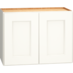 Mantra Cabinets SKU Number W2418 - 24" x 18" Wall Cabinet with Double Doors in Spectra Snow