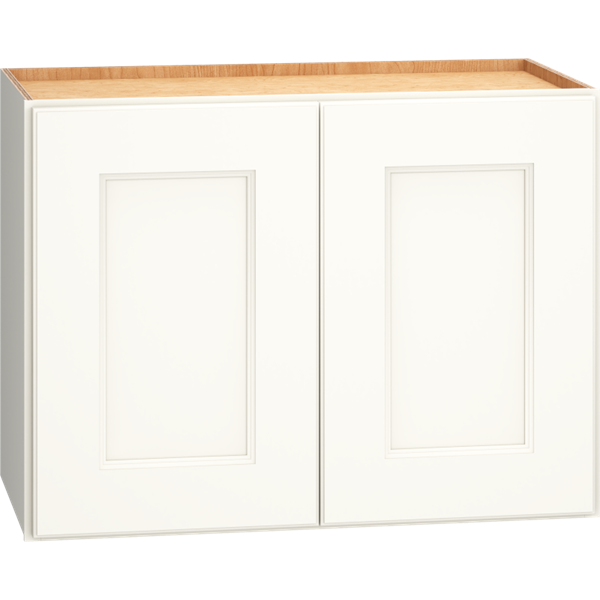 Mantra Cabinets SKU Number W2418 - 24" x 18" Wall Cabinet with Double Doors in Spectra Snow