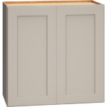 Mantra Cabinets SKU Number W2424 - 24" x 24" Wall Cabinet with Double Doors in Omni Mineral