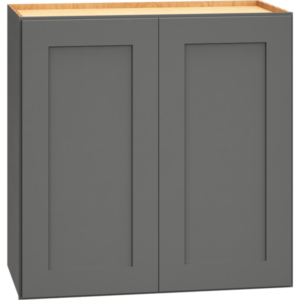 Mantra Cabinets SKU Number W2424 - 24" x 24" Wall Cabinet with Double Doors in Omni Graphite