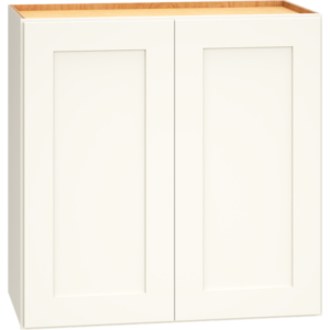 Mantra Cabinets SKU Number W2424 - 24" x 24" Wall Cabinet with Double Doors in Omni Snow