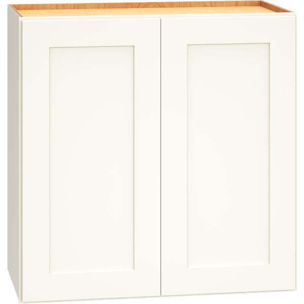 Mantra Cabinets SKU Number W2424 - 24" x 24" Wall Cabinet with Double Doors in Omni Snow