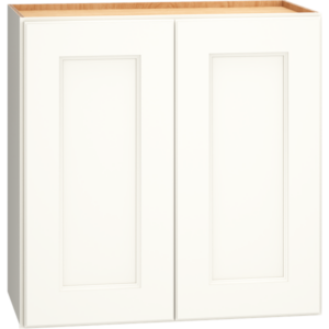 Mantra Cabinets SKU Number W2424 - 24" x 24" Wall Cabinet with Double Doors in Spectra Snow