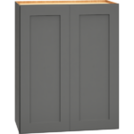 Mantra Cabinets SKU Number W2430 - 24" x 30" Wall Cabinet with Double Doors in Omni Graphite