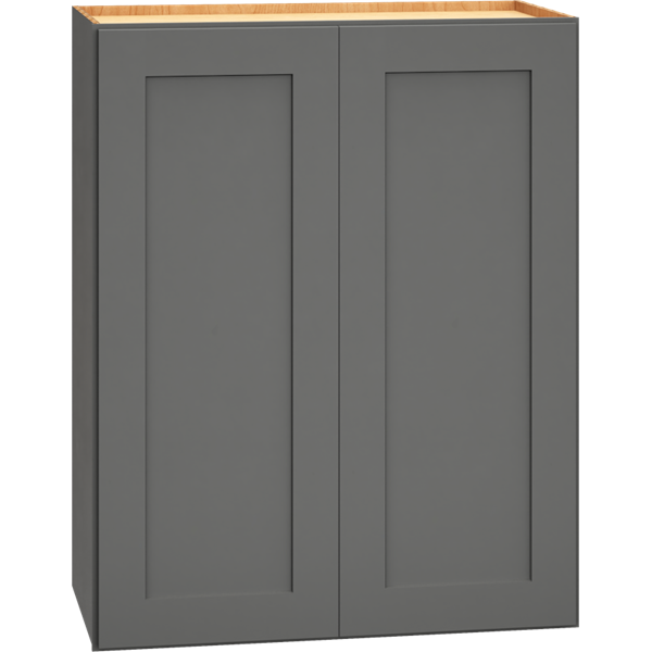 Mantra Cabinets SKU Number W2430 - 24" x 30" Wall Cabinet with Double Doors in Omni Graphite