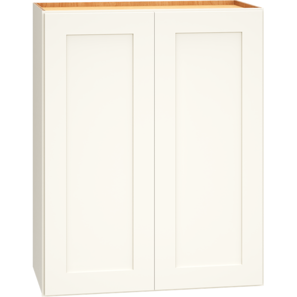 Mantra Cabinets SKU Number W2430 - 24" x 30" Wall Cabinet with Double Doors in Omni Snow