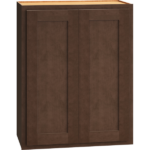 Mantra Cabinets SKU Number W2430 - 24" x 30" Wall Cabinet with Double Doors in Classic Bark