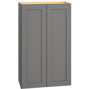 Mantra Cabinets SKU Number W2439 - 24" x 39" Wall Cabinet with Double Doors in Omni Graphite