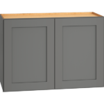 Mantra Cabinets SKU Number W3021 - 30" x 21" x 12" Wall Cabinet with Double Doors in Omni Graphite