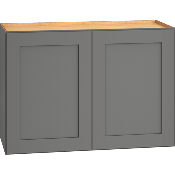 Mantra Cabinets SKU Number W3021 - 30" x 21" x 12" Wall Cabinet with Double Doors in Omni Graphite