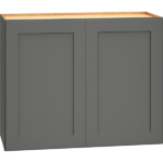 Mantra Cabinets SKU Number W3024 - 30" x 24" Wall Cabinet with Double Doors in Omni Graphite