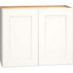 Mantra Cabinets SKU Number W3024 - 30" x 24" Wall Cabinet with Double Doors in Spectra Snow