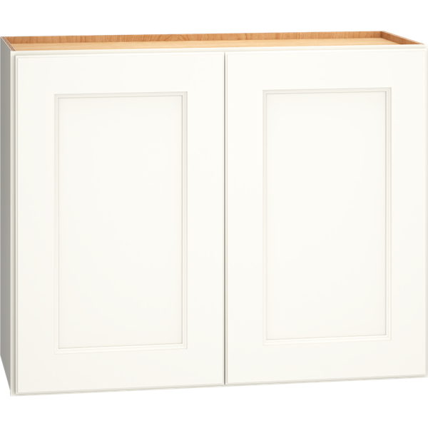 Mantra Cabinets SKU Number W3024 - 30" x 24" Wall Cabinet with Double Doors in Spectra Snow