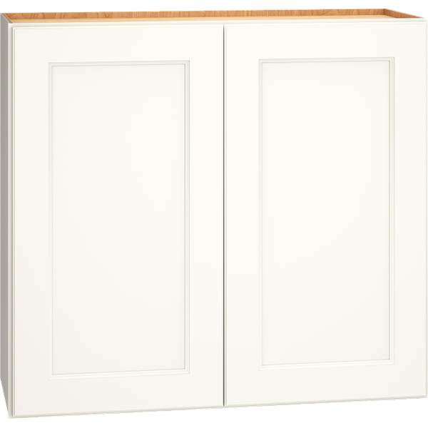 Mantra Cabinets SKU Number W3330 - 33" x 30" Wall Cabinet with Double Doors in Spectra Snow