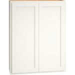 Mantra Cabinets SKU Number W3342 - 33" x 42" Wall Cabinet with Double Doors in Classic Snow