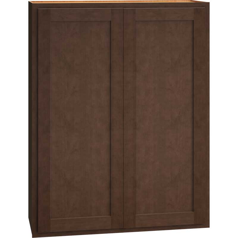 Mantra Cabinets SKU Number W3342 - 33" x 42" Wall Cabinet with Double Doors in Classic Bark