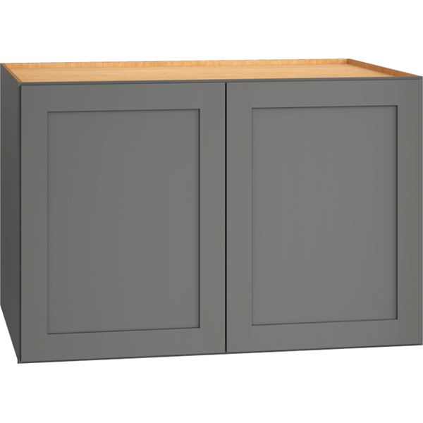 Mantra Cabinets SKU Number W362424 - 36" x 24" x 24" Wall Cabinet with Double Doors in Omni Graphite