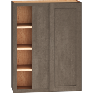 Mantra Cabinets SKU Number WC3039S - 30" x 39" Corner Wall Cabinet with Single Door in Omni Beachwood