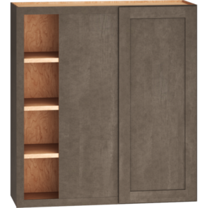 Mantra Cabinets SKU Number WC3639S - 36" x 39" Corner Wall Cabinet with Single Door in Omni Beachwood