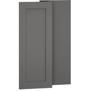Mantra Cabinets SKU Number WED1230 - 30" Wall Cabinet End Decorative Door Panel Kit in Graphite